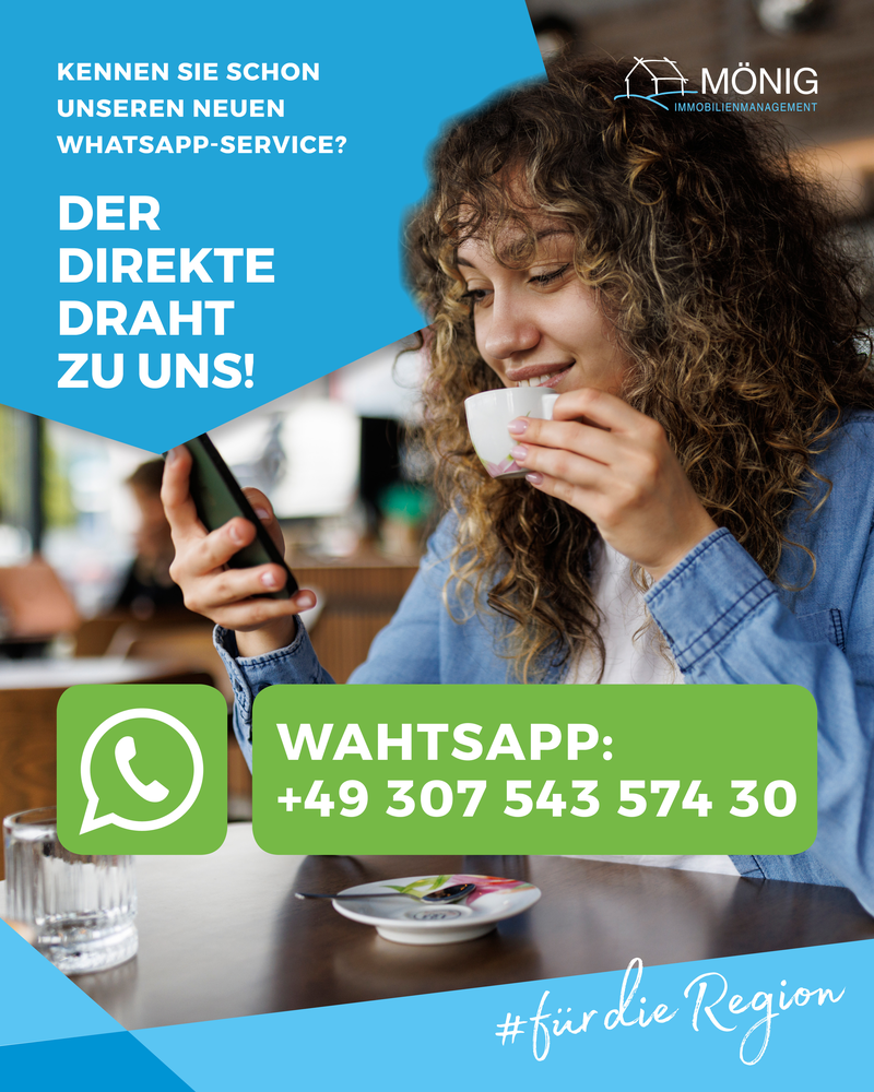 ✨ Neu per WhatsApp  für unsere Verwaltungskunden ✨